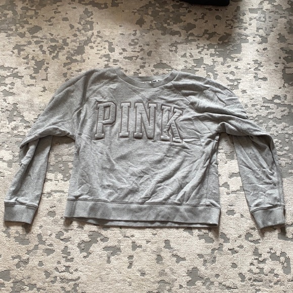 PINK Pullover Crewneck Long Sleeve - Picture 1 of 3